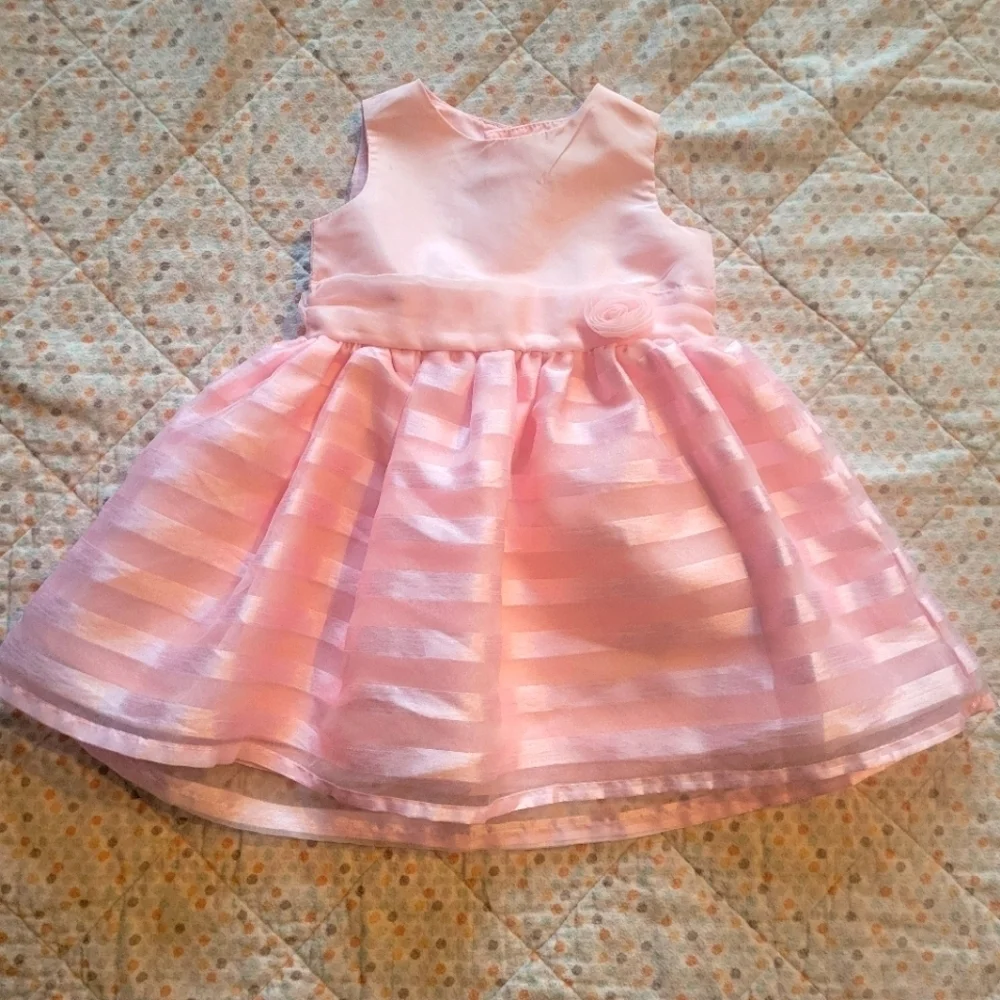 Carter's Special Occasion Pink baby girl dress size 9 months